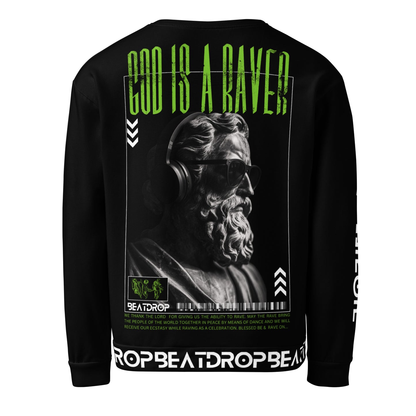 GOD IS A RAVER Unisex-Pullover