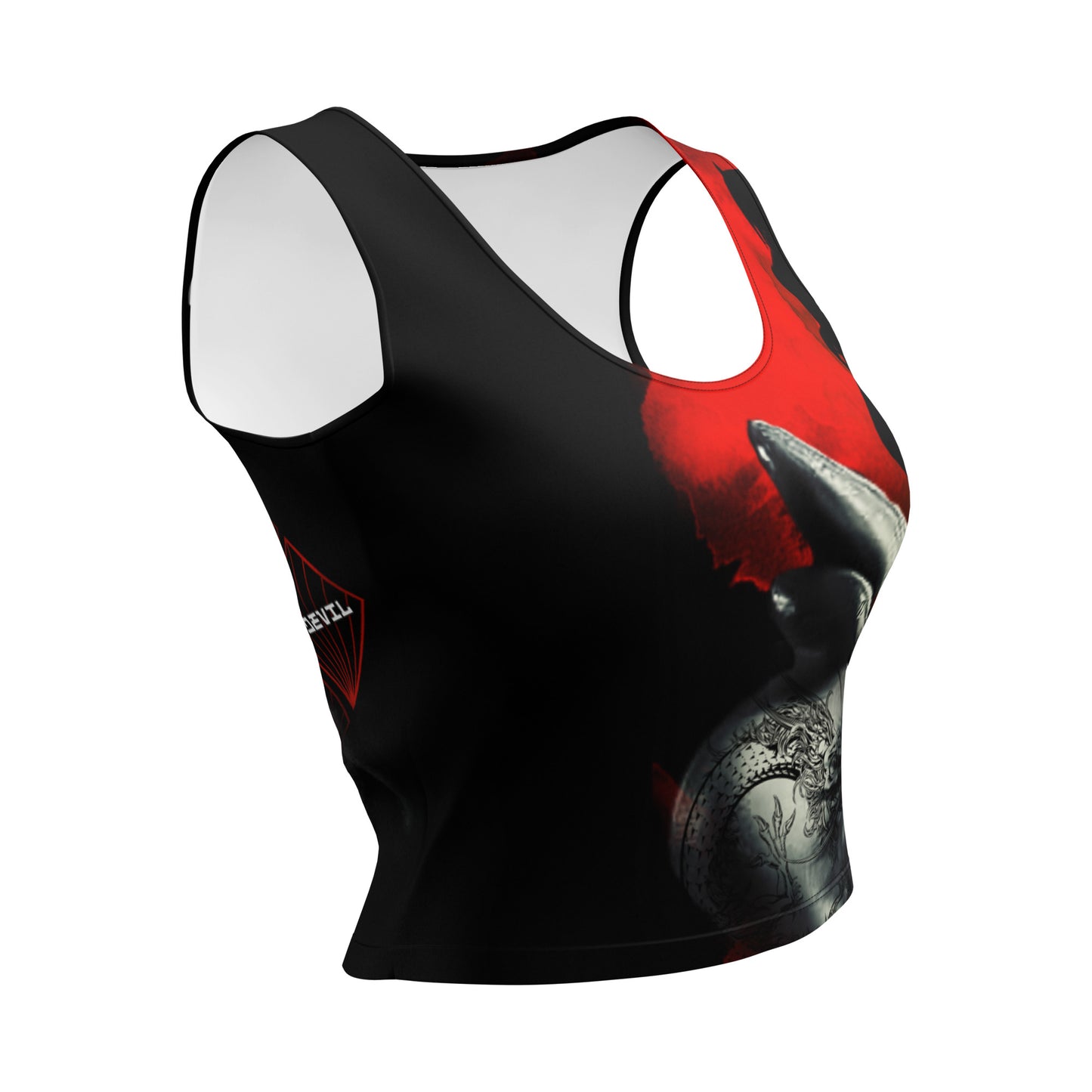 DANCE WITH THE DEVIL Crop-Top