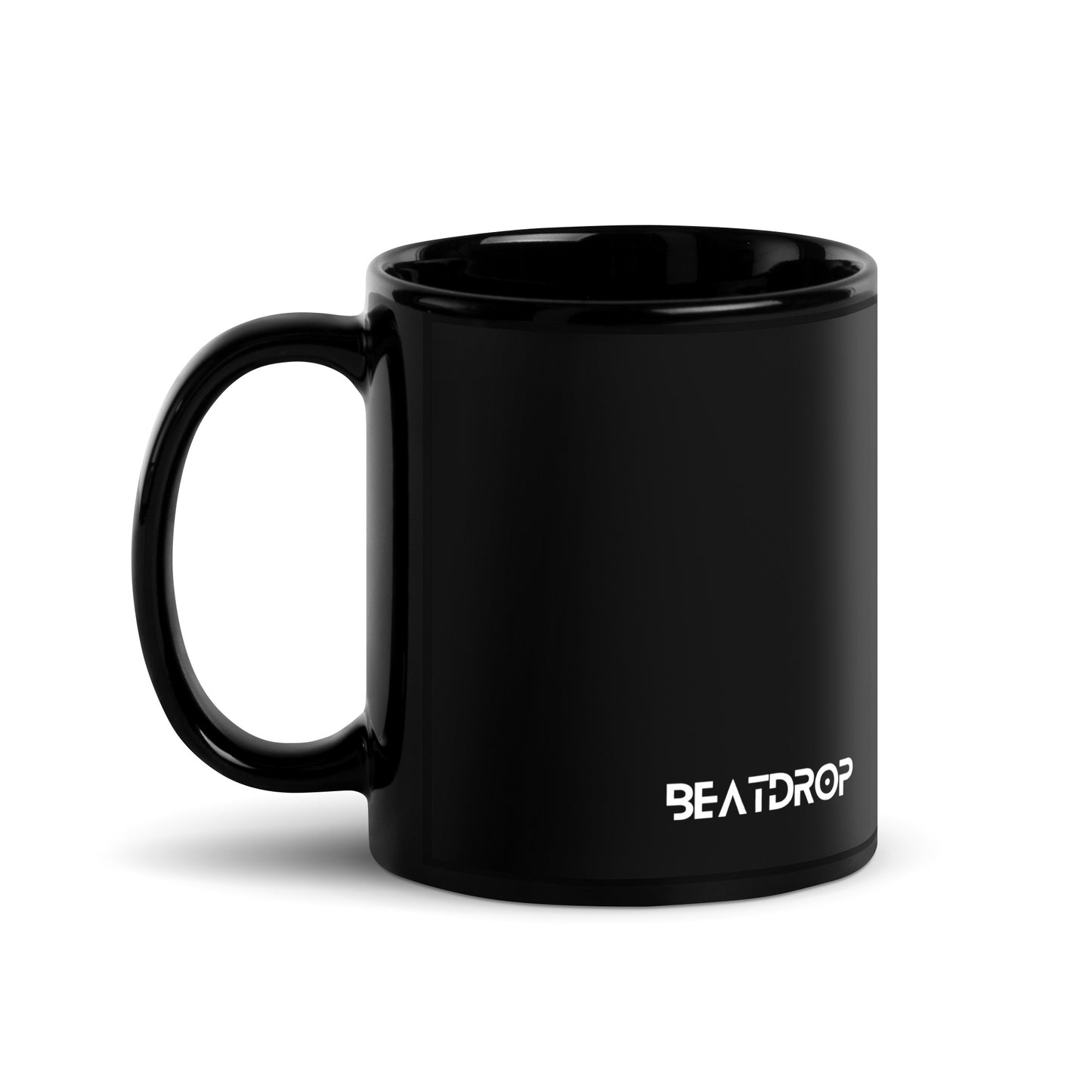 AFTER HOUR Schwarze glänzende Tasse